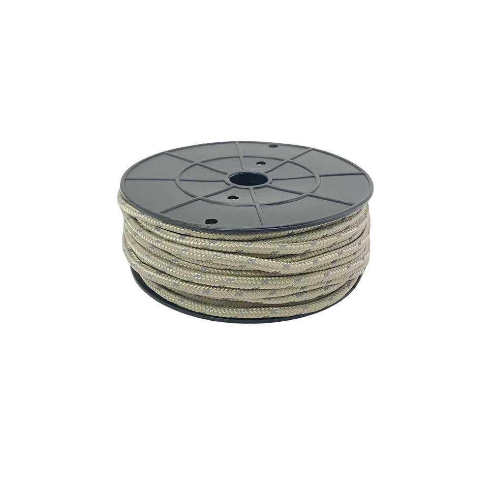 Paracord Reflectante 30M x 6mm para Camping y Supervivencia - Cuerda de Paracaídas Resistente para Tienda y Tendedero