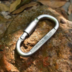 Set de 4-6 Mosquetones de Aleación de Aluminio para Llaves, Camping y Supervivencia EDC – Gancho Táctico Outdoor