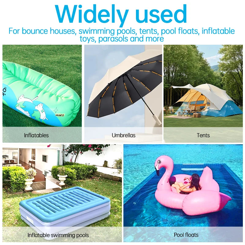 Kit de Cinta Reparadora TPU Impermeable Transparente para Camping – Reparación de Tiendas, Colchones y Equipos Outdoor