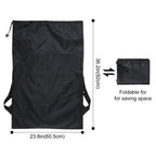 Bolsa Grande para Ropa Sucia de Poliéster Resistente con Cordón - Mochila para Escuela y Camping