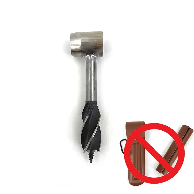 Taladro Manual de Supervivencia Outdoor - Herramienta Multiusos para Bushcraft y Camping