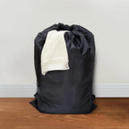 Bolsa Grande para Ropa Sucia de Poliéster Resistente con Cordón - Mochila para Escuela y Camping