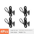 Cuerda Reflectante Doble de 5mm para Tienda de Campaña con Tensor y Hebilla – Accesorio Cortaviento para Outdoor, Lona y Refugios