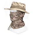 Set de Gorro Camuflado Táctico con Protección Solar para Outdoor, Senderismo y Pesca – UV, Ajustable