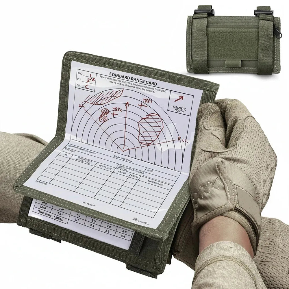 Funda Táctica para Mapas de Muñeca – Porta Mapas y Tarjetas para Rescate y Medición en Campo