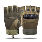 Guantes Tácticos Outdoor Sin Dedos para Hombre y Mujer, Antideslizantes y Protectores
