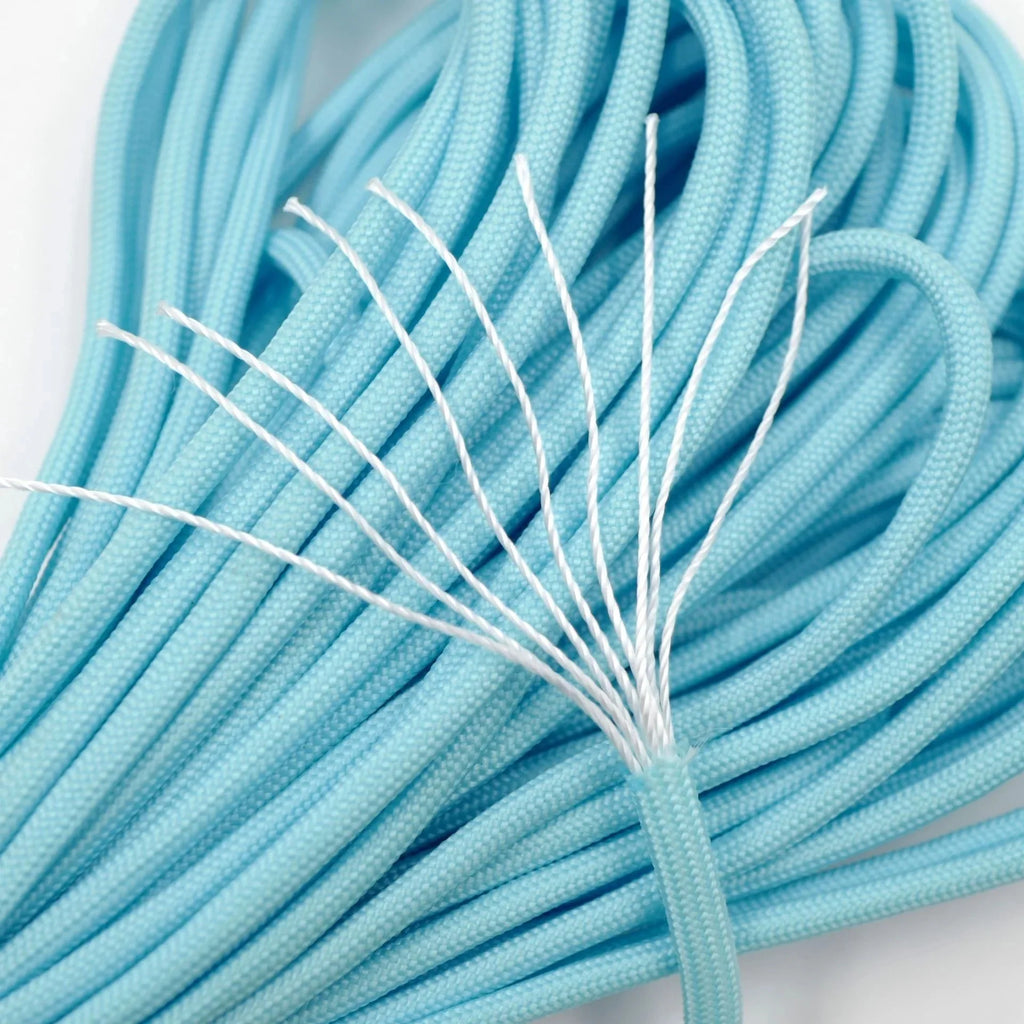 Cuerda Luminosa Paracord 9 Hilos 4mm Nylon 550 para Tienda de Campaña, Supervivencia y Camping