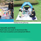 Base Impermeable de Aluminio para Camping - Refleja Calor y Protege Tu Tienda