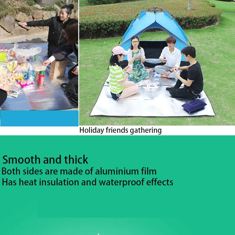 Base Impermeable de Aluminio para Camping - Refleja Calor y Protege Tu Tienda