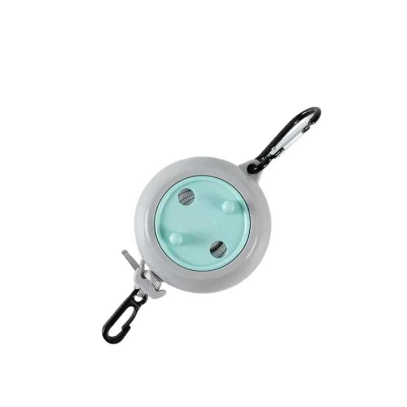 Cuerda para Tender Ropa Retráctil 10M Exterior Viaje Portátil Antiviento para Camping y Hogar