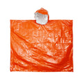 Poncho de Emergencia Desechable con Película de Aluminio