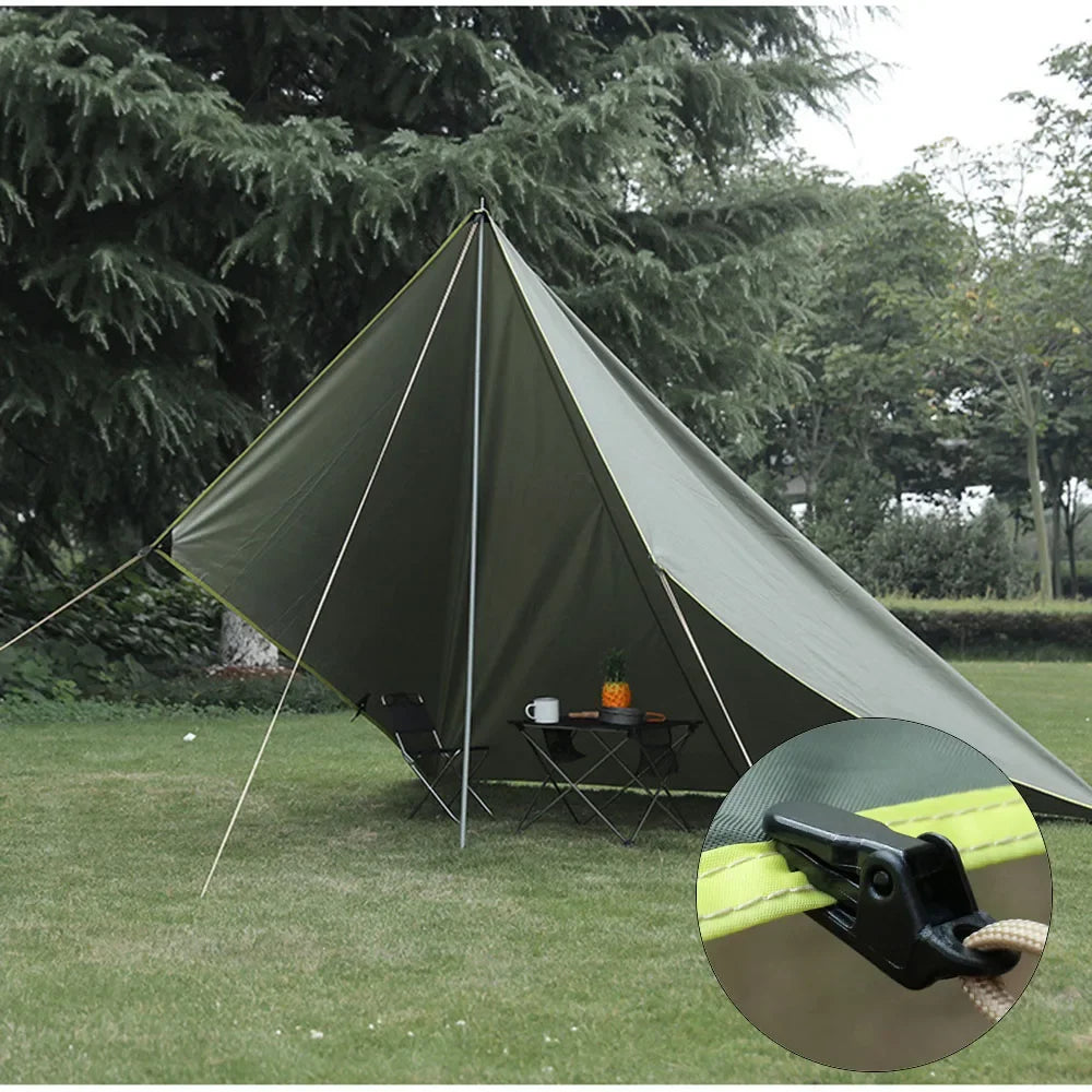 Pinzas de Lona para Camping, 10/15/20 Piezas - Clips de Toldo y Tienda para Exterior