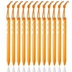 Juego de 12 piquetas de aluminio 18 cm ultraligeras para tienda de campaña y toldos