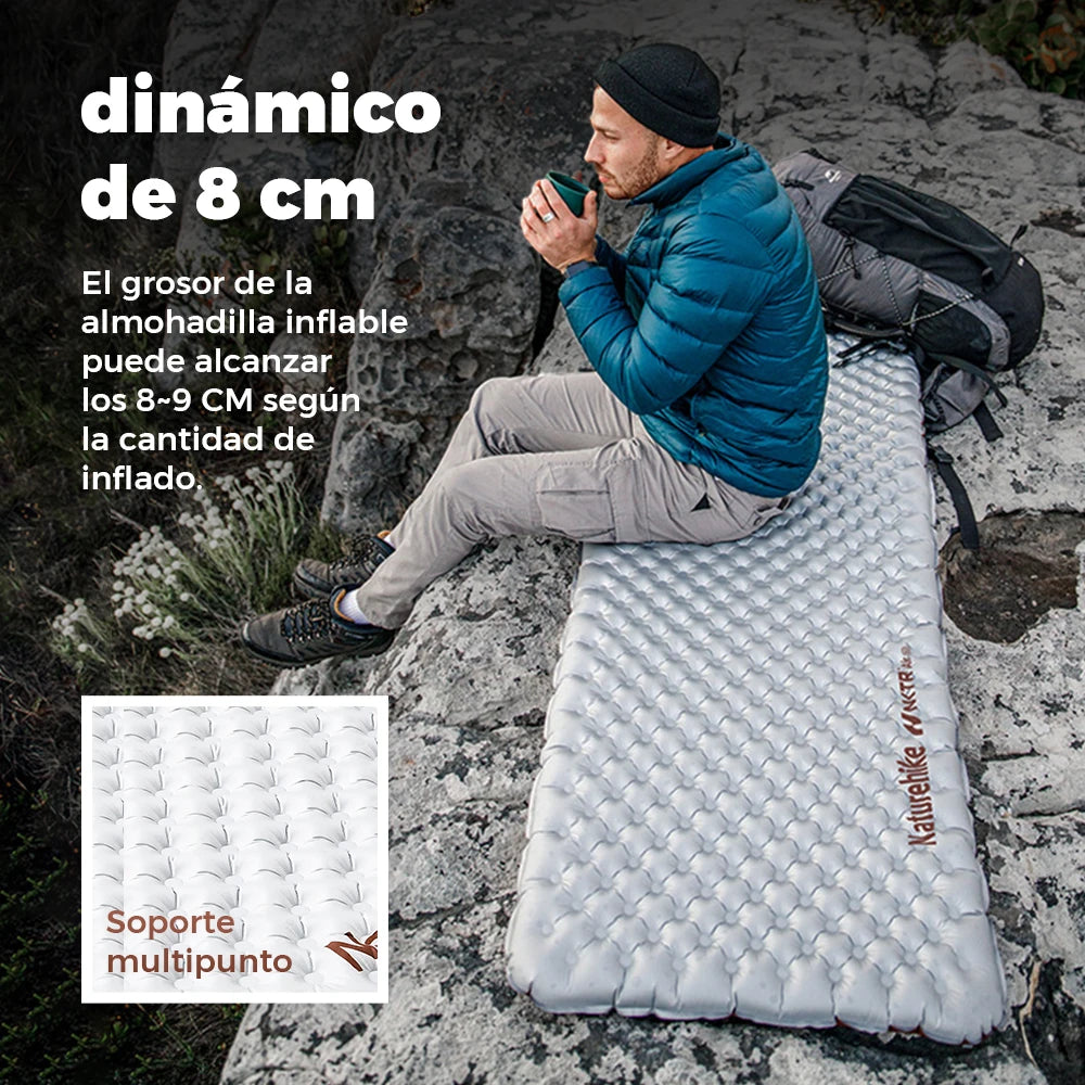 Colchón Inflable Naturehike 2026 para Camping y Outdoor - Ligero y Portátil