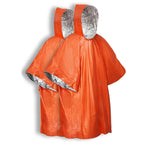 Poncho de Emergencia Desechable con Película de Aluminio
