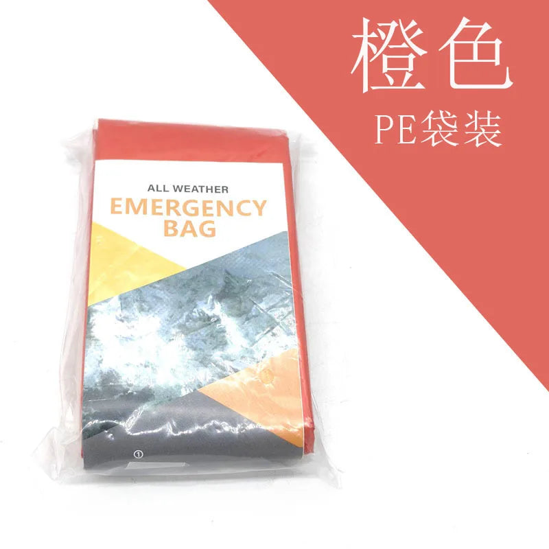 Saco de Dormir de Emergencia Manta Térmica Bivy Ligero Impermeable Portátil para Acampar y Senderismo