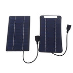 Cargador Solar Portátil de Alta Eficiencia 2W USB-C para Teléfonos, Power Banks y Campamento