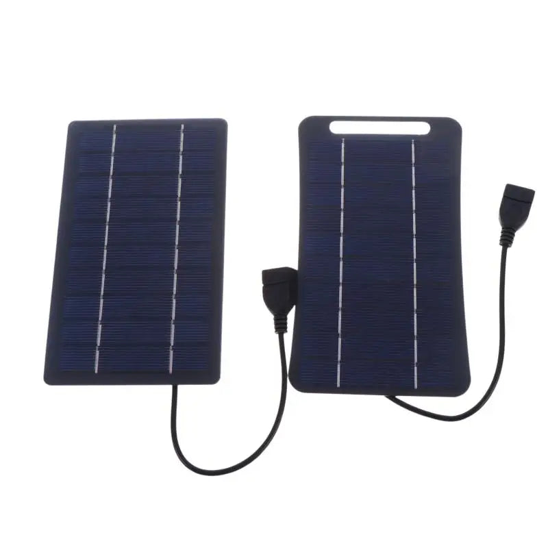 Cargador Solar Portátil de Alta Eficiencia 2W USB-C para Teléfonos, Power Banks y Campamento