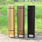 Cápsula Estanca Portátil de Aluminio para Supervivencia Outdoor - Contenedor Multifuncional y Resistente al Agua