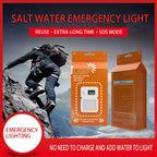 Lámpara LED de Emergencia con Agua Salada para Camping — Portátil, Resistente al Agua, Ahorro de Energía, Ideal para Pesca Nocturna y Viajes al Aire Libre