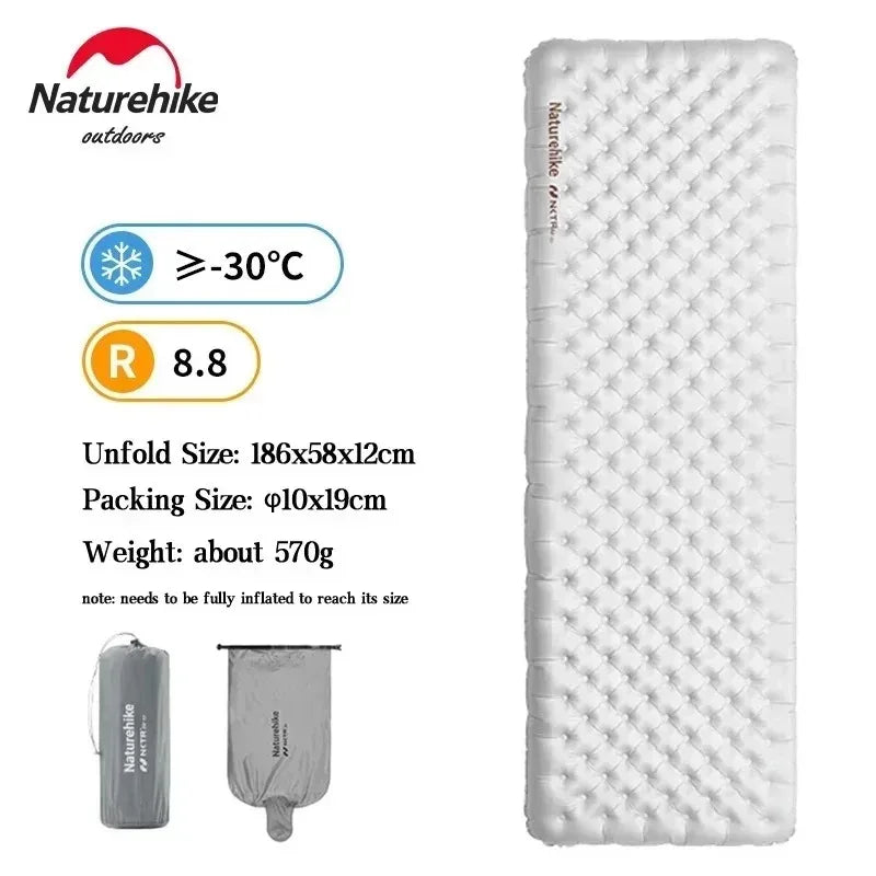 Colchón Inflable Naturehike 2026 para Camping y Outdoor - Ligero y Portátil