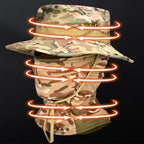 Set de Gorro Camuflado Táctico con Protección Solar para Outdoor, Senderismo y Pesca – UV, Ajustable