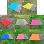 Lona Impermeable Ultraligera para Suelo de Tienda 200x210cm con Bolsa - Esterilla de Picnic y Playa para Camping y Senderismo