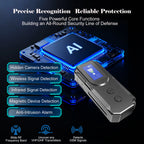 Detector de Cámaras Ocultas y Escáner de Señal RF Portátil con Pantalla HD y Tecnología AI para Seguridad en Viajes y Hoteles