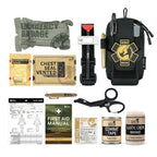 Kit de Primeros Auxilios Rhino Rescue EDC Pouch - Bolsa Táctica de Supervivencia y Trauma Molle para Camping y Senderismo