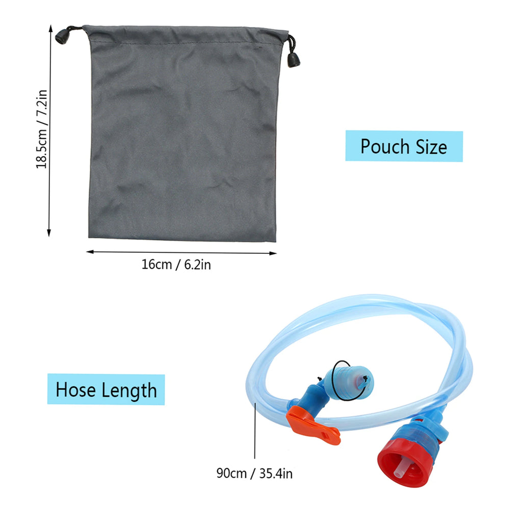 Kit de Manguera para Botella de Agua y Reservorio de Hidratación