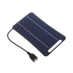 Cargador Solar Portátil de Alta Eficiencia 2W USB-C para Teléfonos, Power Banks y Campamento
