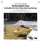 Lona Impermeable para Tienda de Campaña 210D Oxford Antidesgarro - Esterilla de Suelo para Camping, Senderismo y Playa