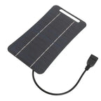 Cargador Solar Portátil de Alta Eficiencia 2W USB-C para Teléfonos, Power Banks y Campamento