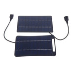 Cargador Solar Portátil de Alta Eficiencia 2W USB-C para Teléfonos, Power Banks y Campamento