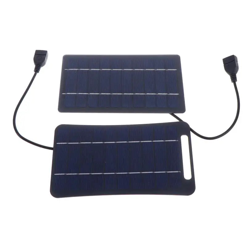 Cargador Solar Portátil de Alta Eficiencia 2W USB-C para Teléfonos, Power Banks y Campamento