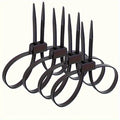 Bridas de Nylon Antideslizantes de Doble Orificio (4 piezas) – Para Hogar, Almacén y Logística