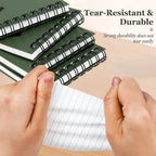 Bloc de notas táctico impermeable de bolsillo con páginas rayadas - Mini libreta para exteriores, hogar y oficina