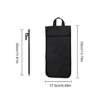 4/8 Piezas Estacas de Tienda de Acero Forjado con Bolsa - Anclajes Reforzados para Camping al Aire Libre