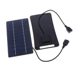 Cargador Solar Portátil de Alta Eficiencia 2W USB-C para Teléfonos, Power Banks y Campamento
