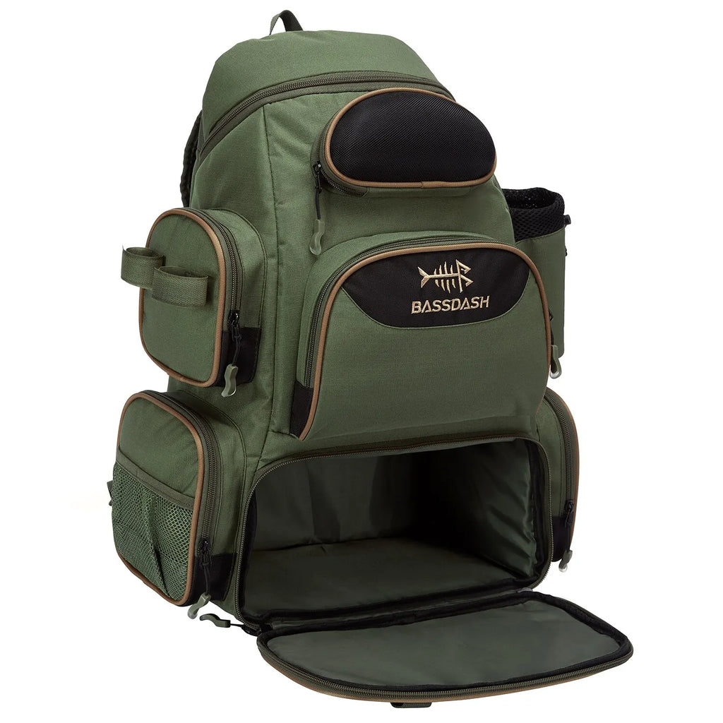 Mochila Bassdash para Pesca: Táctica, Ligera y Multifuncional