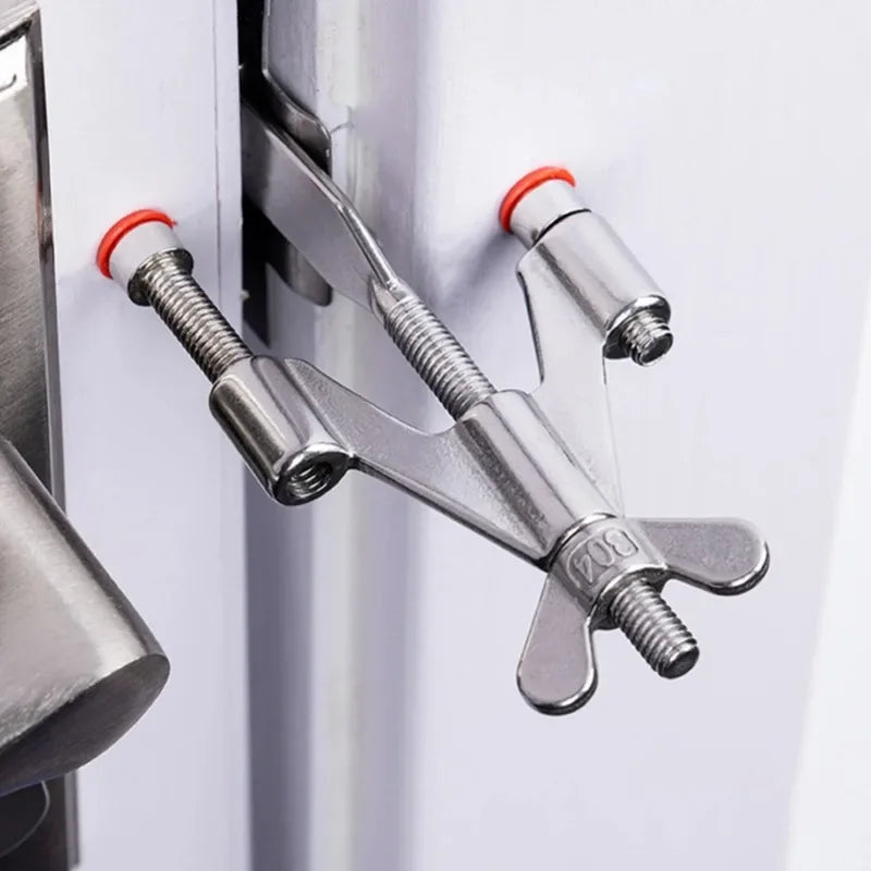 Cerradura Portátil de Acero Inoxidable para Puertas – Seguridad Extra y Privacidad en Casa, Viajes y Dormitorios