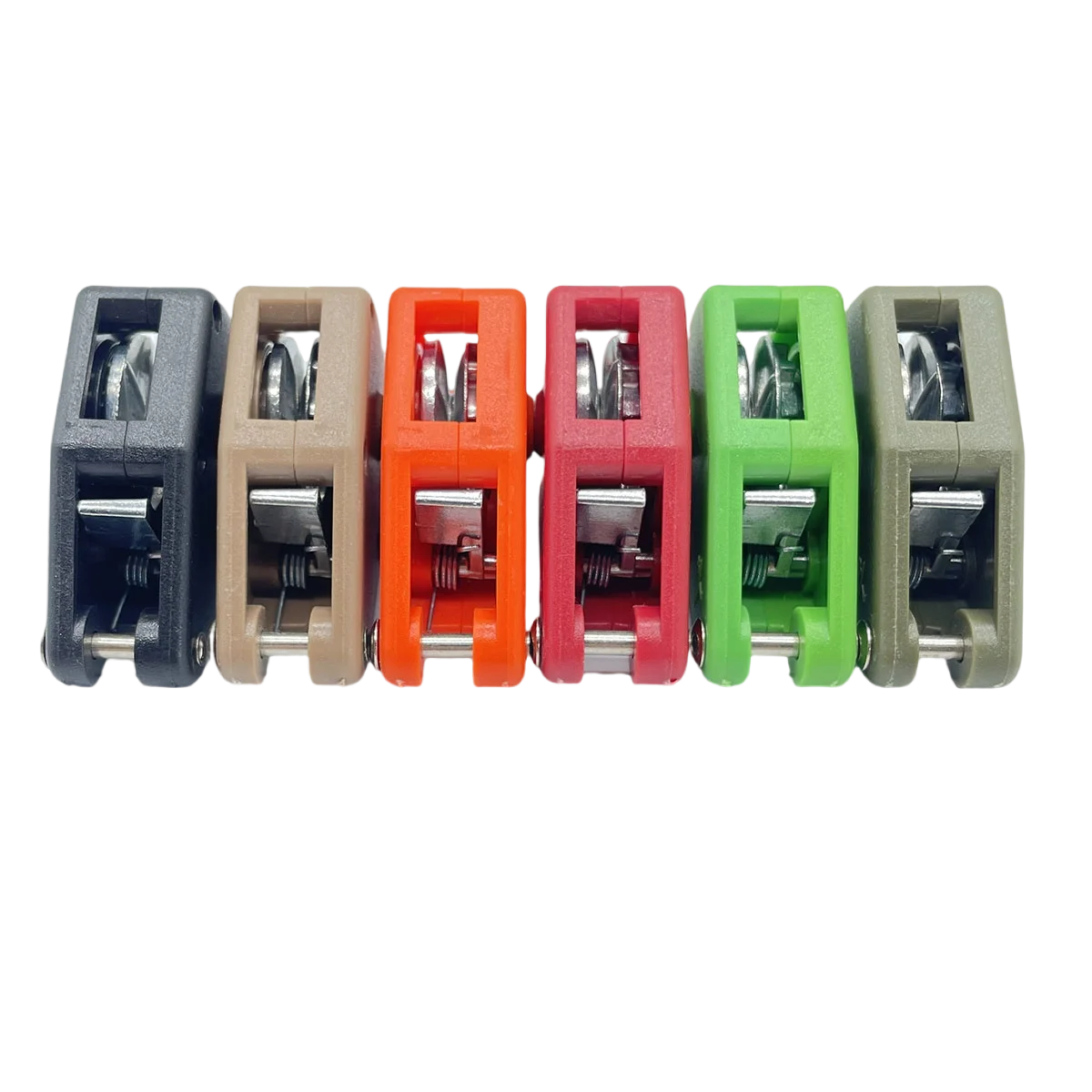 Polea de trinquete para cuerda de 3-4mm, tensor para camping y tiendas de campaña al aire libre