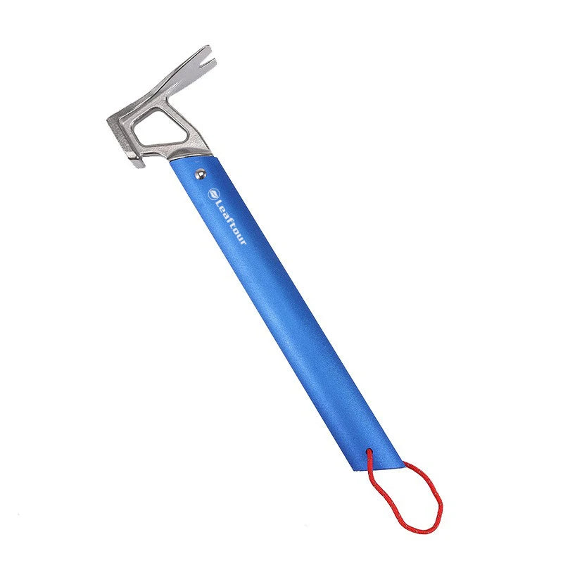 Leaftour Martillo Multiusos para Camping de Aleación de Aluminio Ultraligero – Equipo de Supervivencia y Preparación para Emergencias