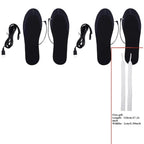 Plantillas Calefactables USB para Zapatos, Lavables, Unisex, Modelo WJ014