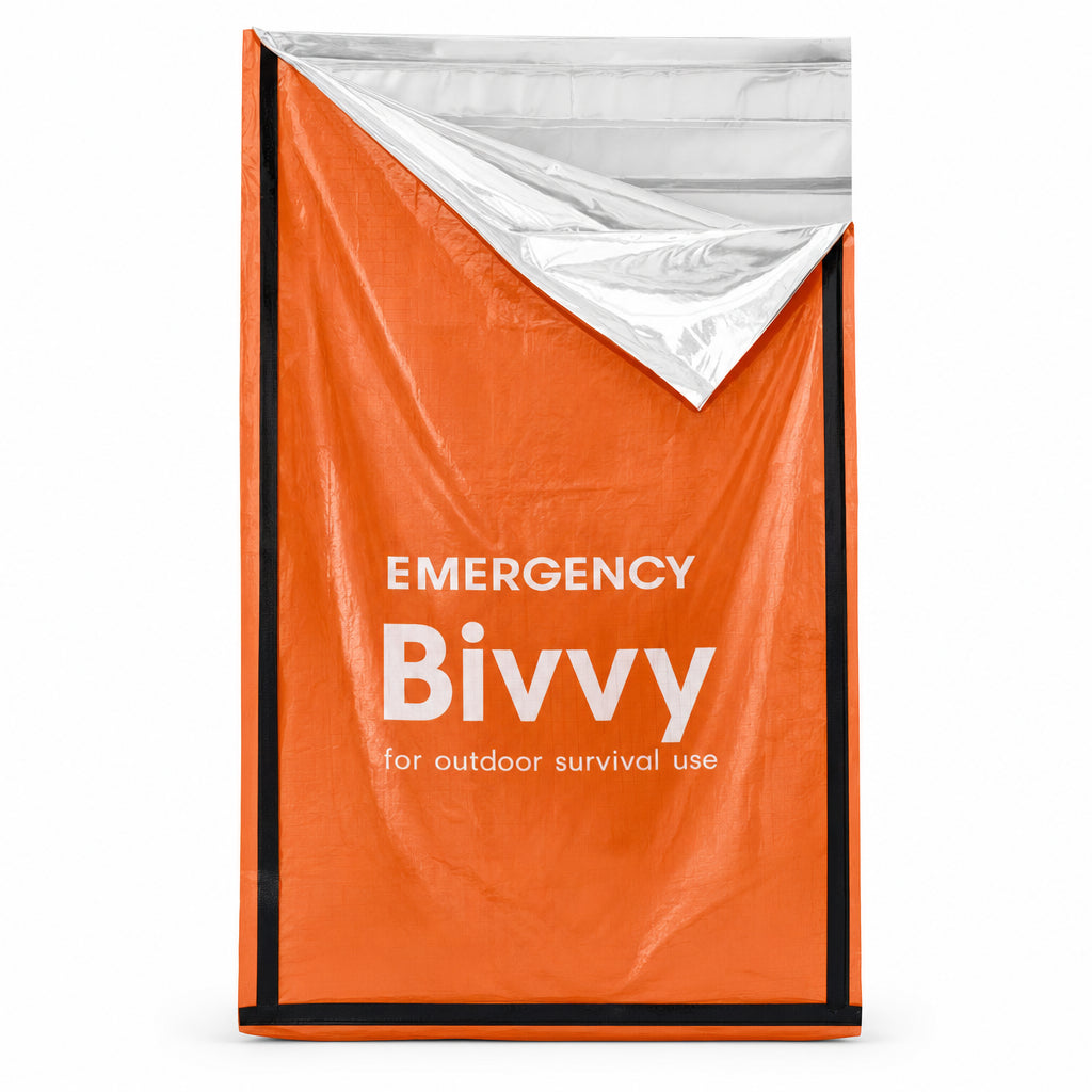 Saco de Dormir de Emergencia Manta Térmica Bivy Ligero Impermeable Portátil para Acampar y Senderismo