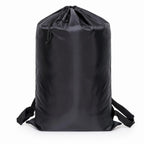 Bolsa Grande para Ropa Sucia de Poliéster Resistente con Cordón - Mochila para Escuela y Camping