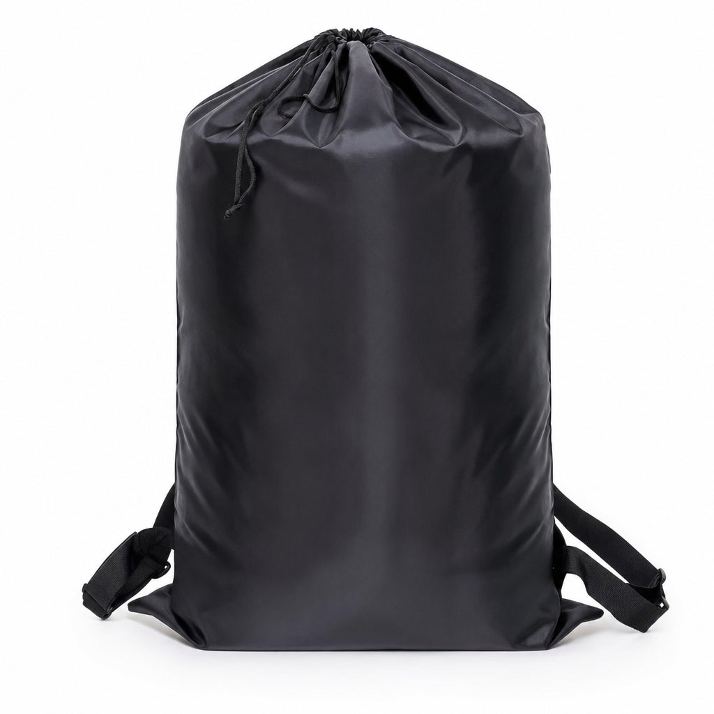 Bolsa Grande para Ropa Sucia de Poliéster Resistente con Cordón - Mochila para Escuela y Camping