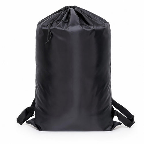 Bolsa Grande para Ropa Sucia de Poliéster Resistente con Cordón - Mochila para Escuela y Camping
