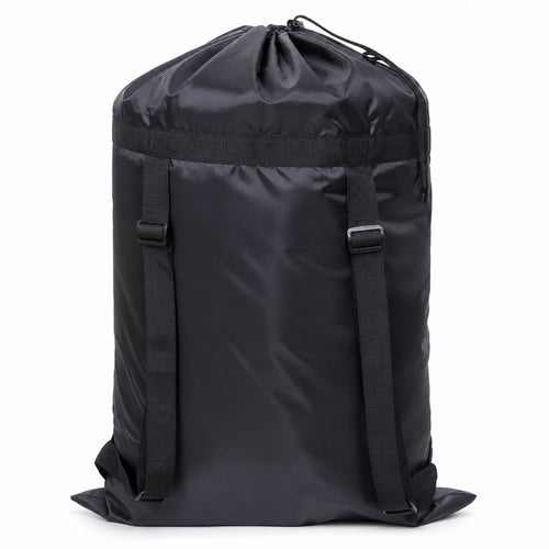 Bolsa Grande para Ropa Sucia de Poliéster Resistente con Cordón - Mochila para Lavandería, Camping y Escuela