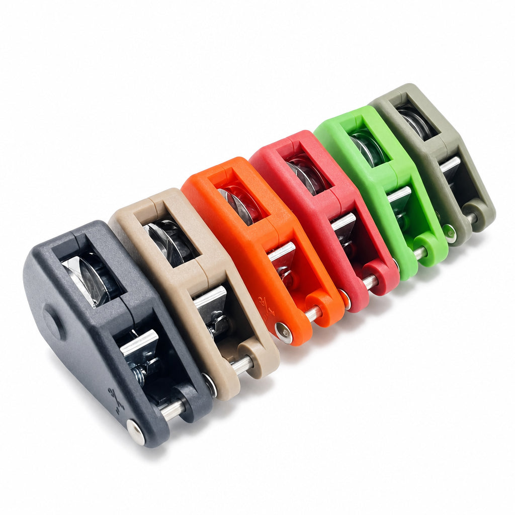 Polea de trinquete para cuerda de 3-4mm, tensor para camping y tiendas de campaña al aire libre